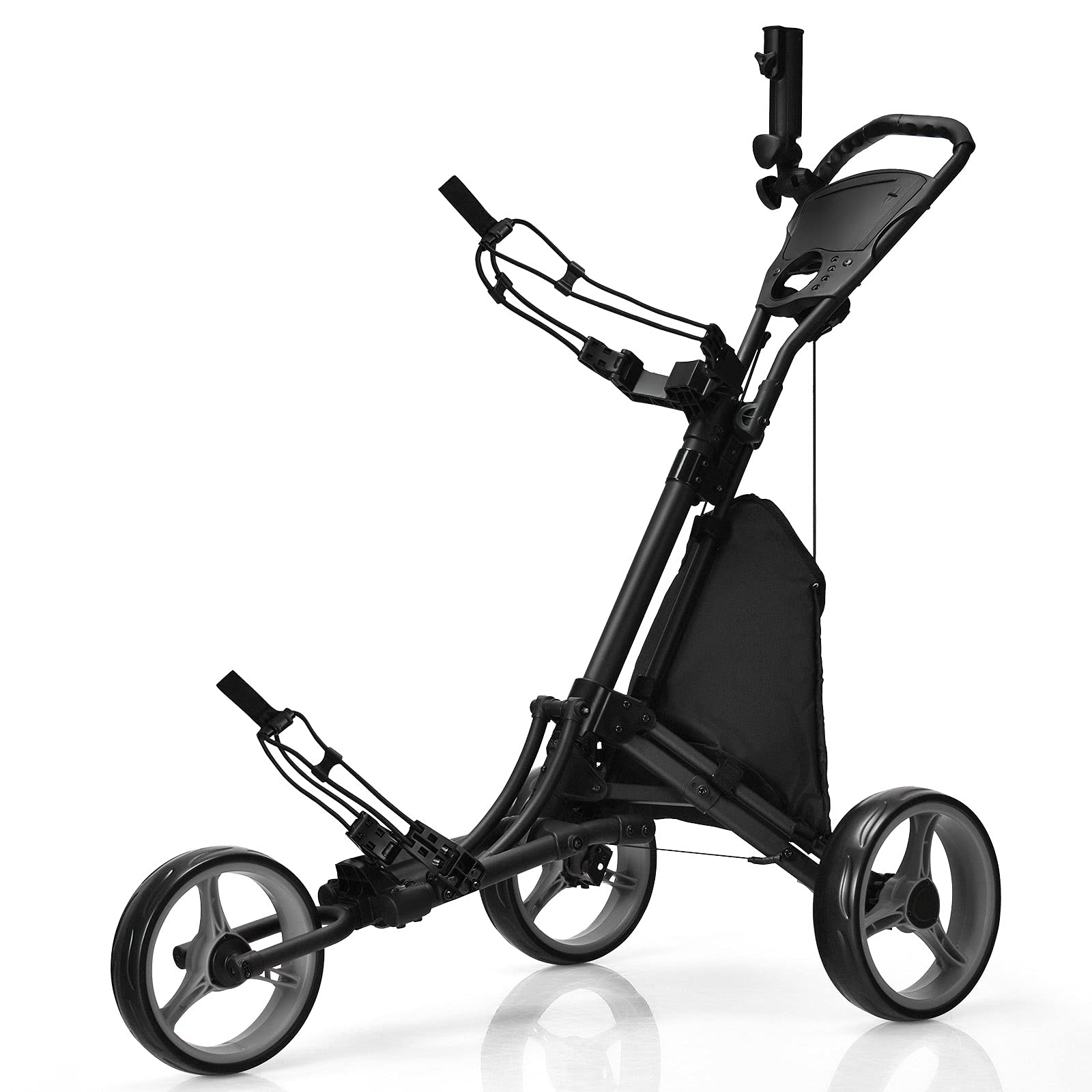 Golf Push Pull Cart - Tangkula